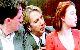 alanprickman:  Alan Rickman + smiling/laughing (film) 