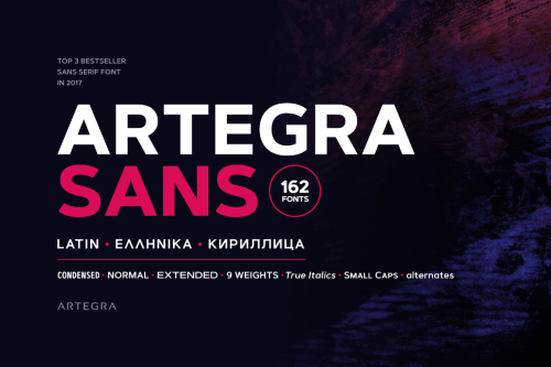 Artegra Sans Family (162 Fonts) - only $15When it comes to...