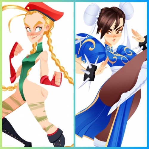 The two Street Fighter Ladies part of my 130 Ladies Project!! Chun Li and Cammy 