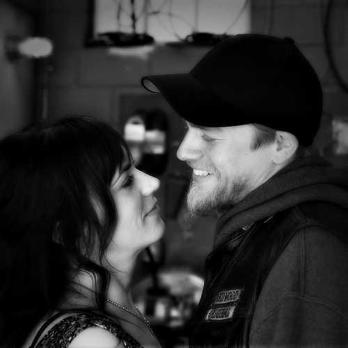 shonnia21: Charlie Hunnam x Maggie Siff- SoA Season 4 Promotional Photos