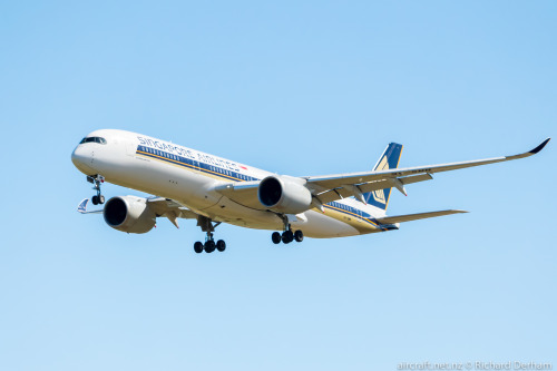 Singapore Airlines A350 landing at ChristchurchType: Airbus A350-941Registration: 9V-SMMLocation: Ch