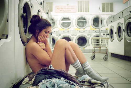likethemsoftanddumb:If doing your own laundry is this relaxing, just imagine how wonderful it will b