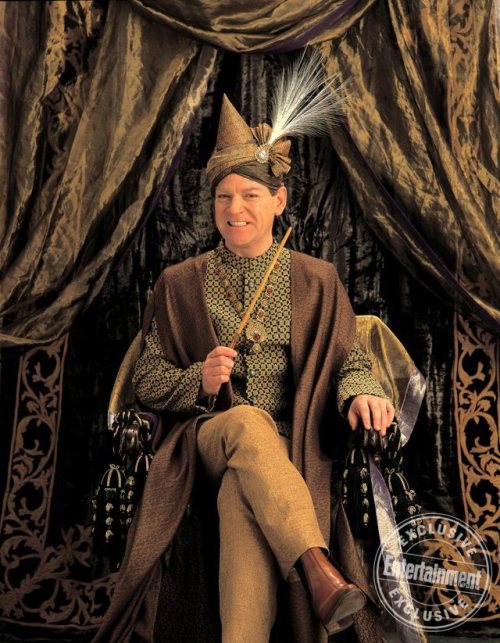 mycrazyworlduniverse: Kenneth Branagh as professor Gilderoy Lockhart in a never-before-seen before p