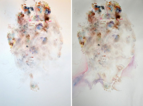 culturenlifestyle:  Unlikely Duo of Three Year Old Girl and Her Mother Create Mesmerizing ArtToronto-based, duo of three-year-old Eve and her mother, Ruth Oosterman, based Canadian artist, are creating mesmerizing art. Their creations had caused a stir