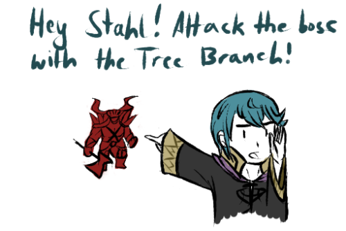 kay-faraway:now i live in constant fear of stahl and his tree branch