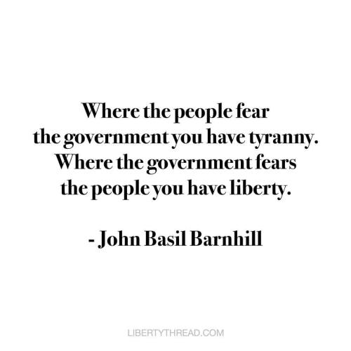 #quote #liberty #libertarian #government #tyranny #fear #freedom #free #bornfree #man #politics #vol