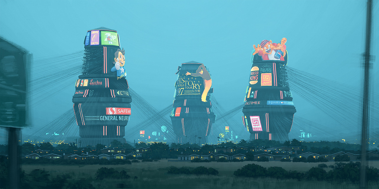 simonstalenhag: I’ve been super busy with the upcoming book The Electric State,
