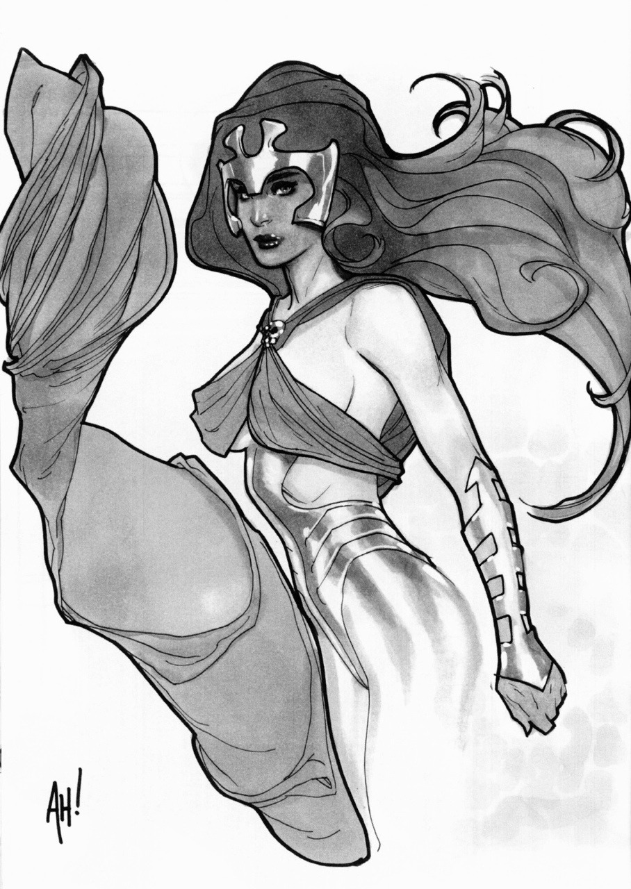 ungoliantschilde:  Marvelous Mutant Ladies, by Adam Hughes.