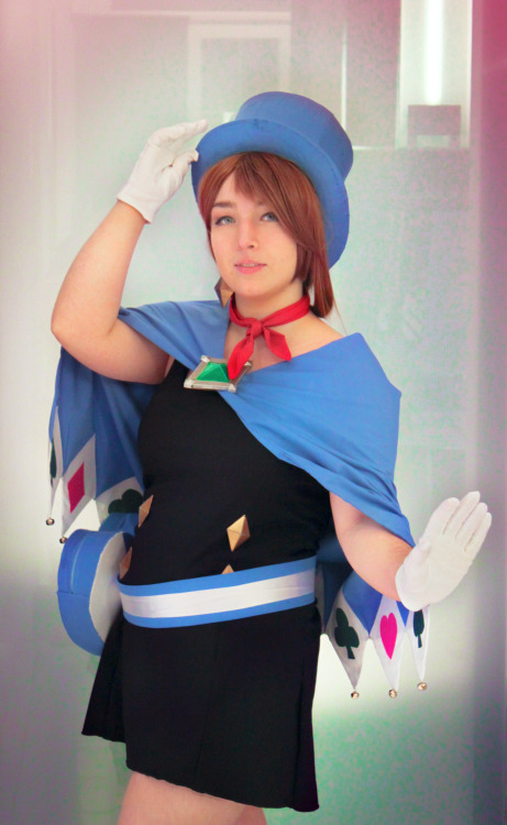 “I’m Trucy! Trucy Wright! That’s “Wright” with a “W”! Uh, 