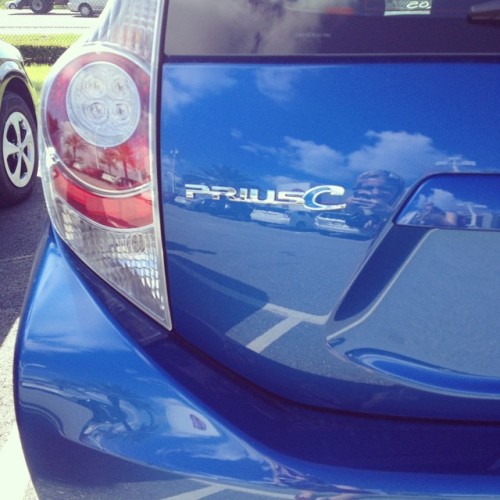 Compact and perfect for city driving. #Toyota #Priusc