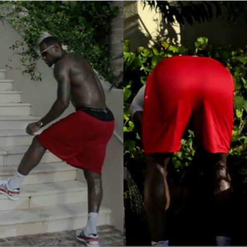 lamarworld:  Lebron James booty 