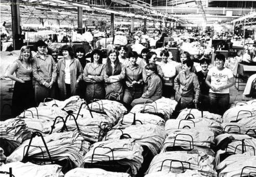 workingclasshistory:On this day, 5 February 1981, the 240 mostly women workers at the Lee Jeans fact