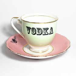 wickedclothes:  Vodka in a TeacupNobody will