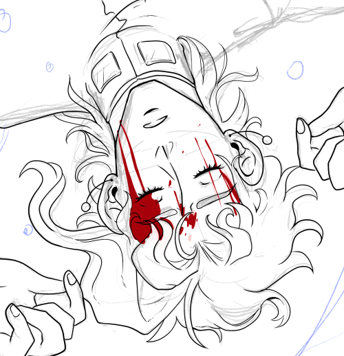 W.I.P of an illustration I’m doing for Kakyoin.