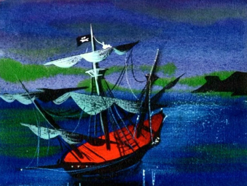 Peter Pan concept art by Mary Blair