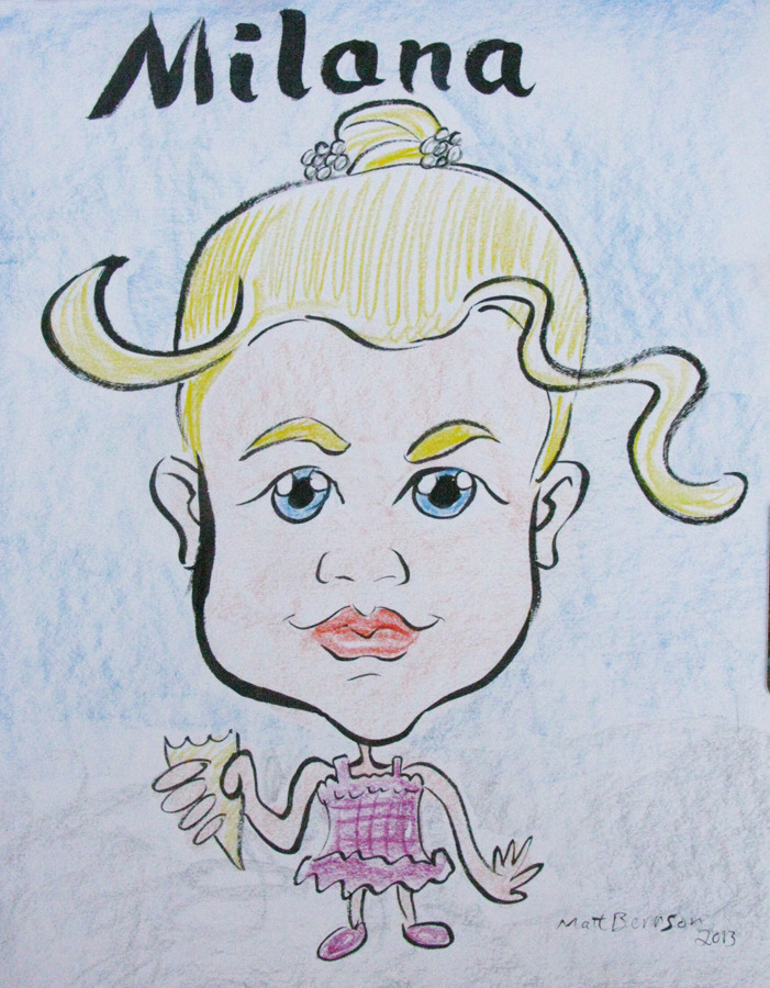Here&rsquo;re a couple o&rsquo; caricatures that I did at Dairy Delight,