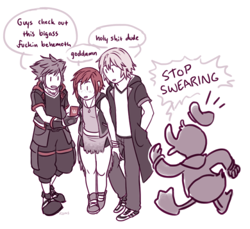 ramflega:look they might be disneys but sora riku and kairi are also our generation which means they