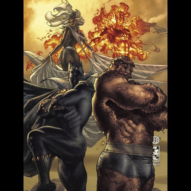#fantasticfour #storm #ororomunroe #humantorch #johnnystorm #blackpanther #tchalla