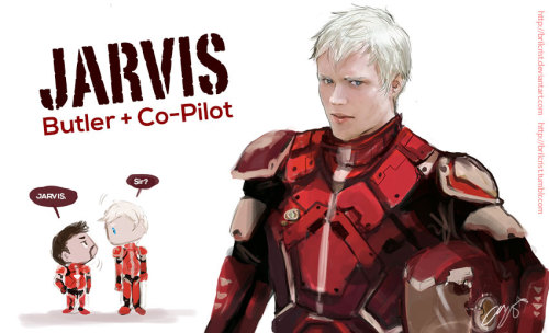 brilcrist:  MARVEL X PACIFIC RIM.i must be crazy but yep, didn’t sleep last night.Here, all rough paints i promised u yesterday~ i gave u “abit Paul Bettany” Jarvis as a bonus and Science boyfriends hint coz i miss my OTP~ drawing scifi/mecha was