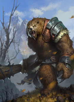 creaturesfromdreams:    Bear by  Dan Cha