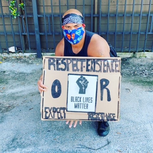Respect Existence Or Expect Resistance #blacklivesmatter #houstonblacklivesmatter #blacklatino #blacklatinos