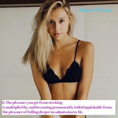 edgingforjenna:  churchofjenna:  These are the 10 COMMANDMENTS for @princess-jenna1, our Goddess. We must follow Her rules without questions.  Reblog and spread Princess Word.  I vow to  @princess-jenna1   to follow the 10 COMMANDMENTS. 