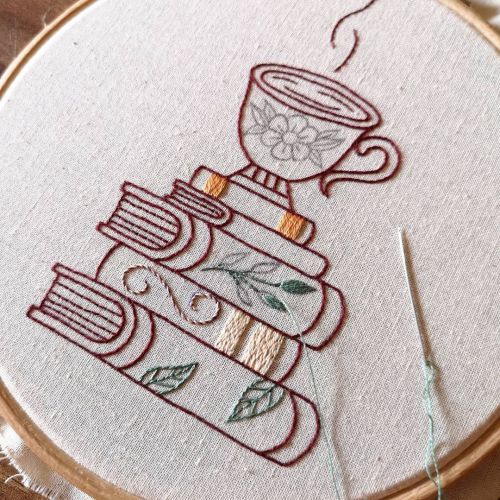 ☕  Join my Monthly Pattern Program on Patreon to learn embroidery: www.patreon.com/redworkstitches Y