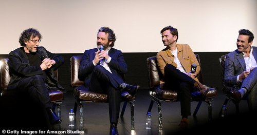 davidtennantontwitter:  Video of David Tennant and Michael Sheen talking about their Good Omens cost