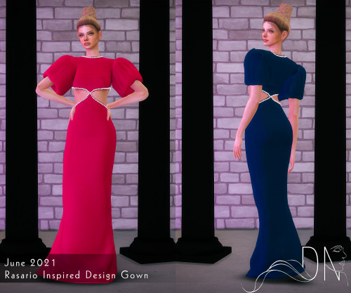 Rasario Inspired Design Gown Hi all!Here is my first creation for June on Patreon.  I hope you 