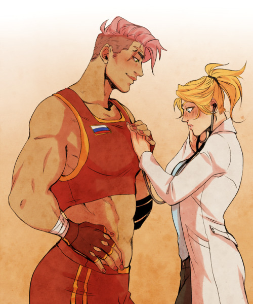Zarya/Mercy Commission For @19j Thank You So Much For Commissioning Me! C: