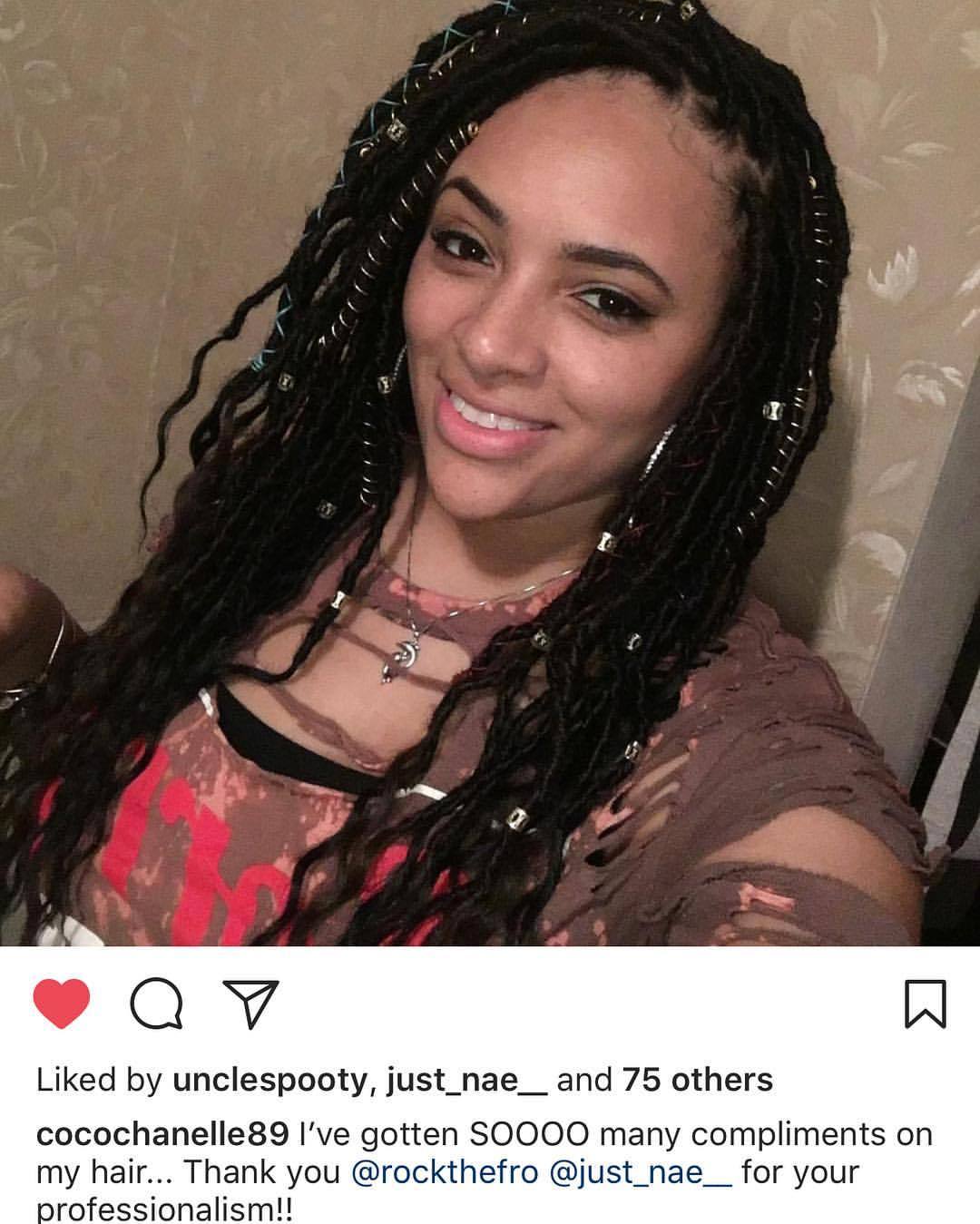  clientreview From cocochanelle89 Rocking Her Regular 20 Goddess Locs 