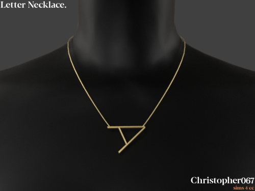 christopher067: christopher067:L E T T E R   N E C K L A C E S / 26 piece necklace se