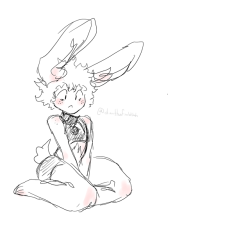 dianthusfirewitch:  angry bun deku from @darkmachi s new chapter, I love growling/grunting bunnys (im a little bit of a bunny fanatic) so Im super pleased to see this fanfic has read up on bunny behaviour lol