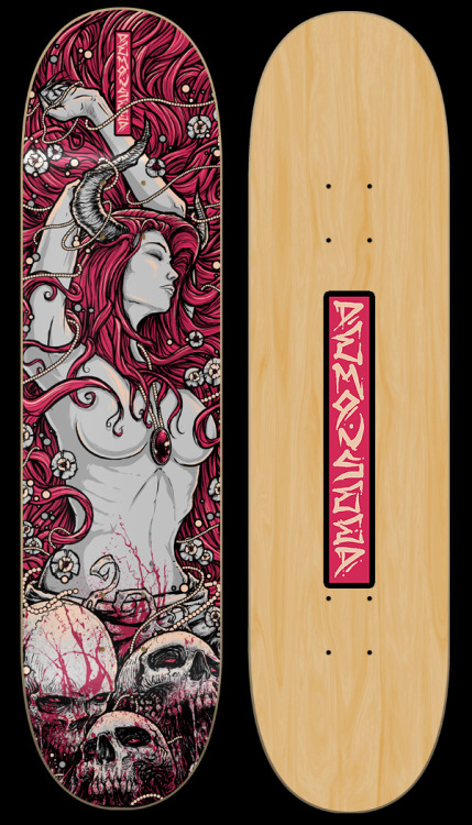 Demon Seed Skateboard by Godmachine