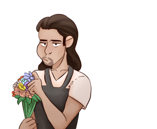 sunsharkk:i’ve been thinking of this florist/tattoo au for like the whole day. hamilton and laurens 