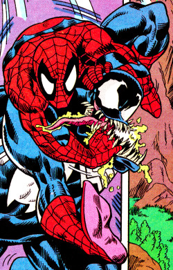 jthenr-comics-vault:  Spidey vs. VenomSPIDER-MAN