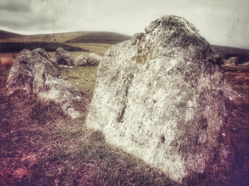 Moel Ty Uchaf Stone Circle, nr Llandrillo, Wales, 10.8.18.This is the very first time I&rsquo;ve vis