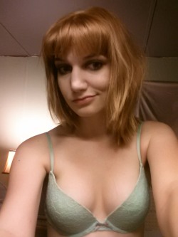sexyposipunks:  Good boob day and new blond
