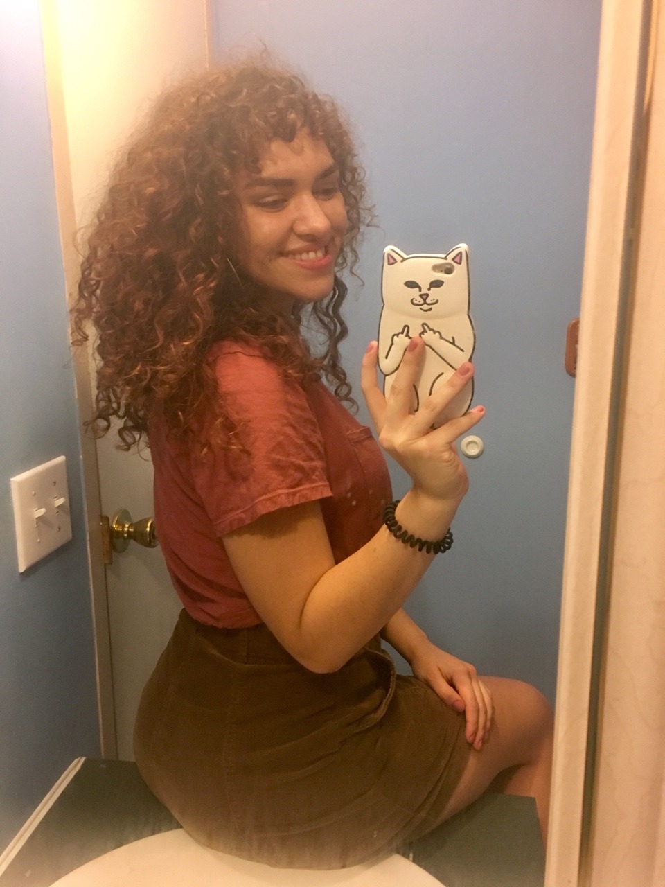 I had a good night y'all I ate BBQ pizza with cute friends it was bomb