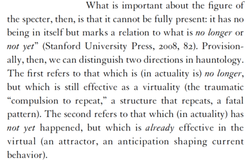 savagedefectives:mark fisher on hauntology