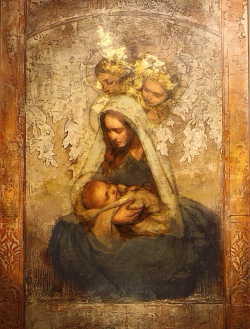 joyfullycatholic:Let us run to Mary, and, as her little children, cast ourselves into her arms with 