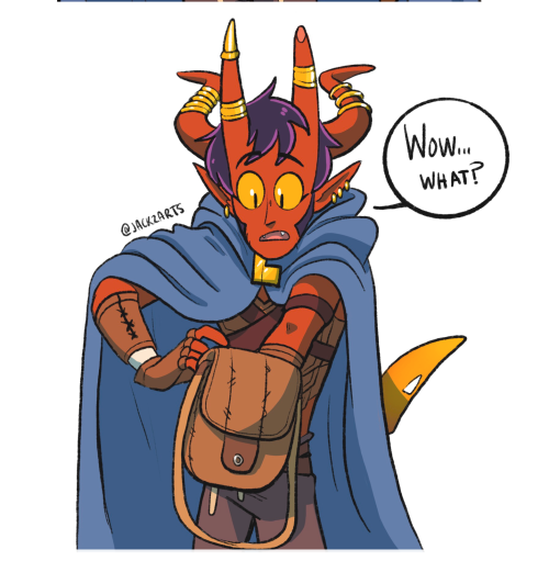 jackzarts: The first time our party got a Bag of Holding, Red (my tiefling rogue) made the bad choic