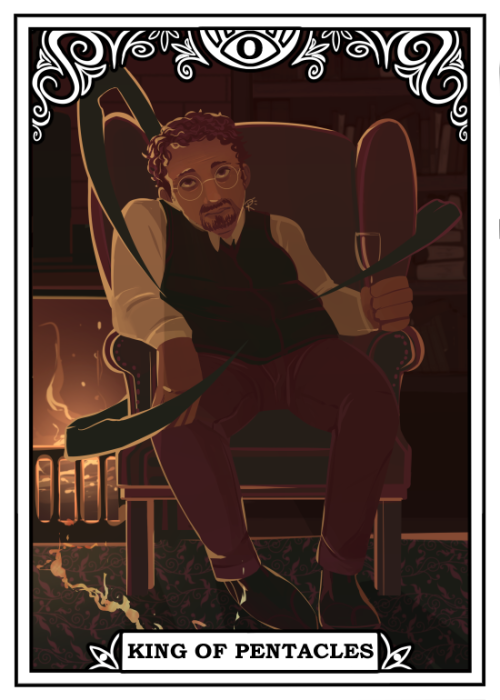 tma tarot - court cards 12/16KING OF PENTACLESmotivation to start something new, the self-made man, 