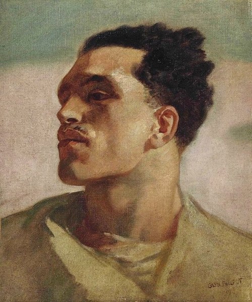 antonio-m:  Head  of a Man" , c.1919