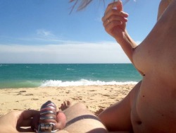 cuckhubbie:  smalldickcaged:  I’m still waiting for Mam to take me to a nudist beach to show me off… It scares me and thrills me at the same time…. I can only imagine that I will be dripping all the time…….  BEEN THERE