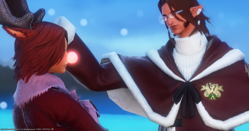 grumpy-limsan-customs-cat: The Starlight Elf and the Reindeer.ft. @ffxivaltstars