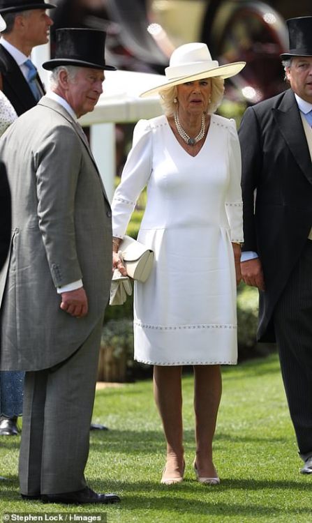 camillasgirl: The Prince of Wales and The Duchess of Cornwall attend Day 2 of Royal Ascot, 15.06.202