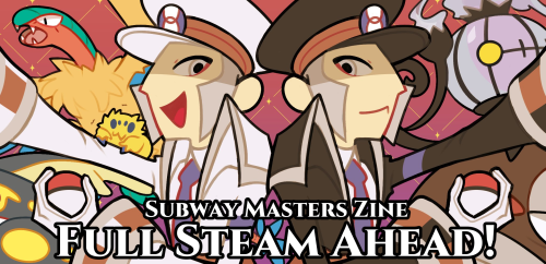 ️ ATTENTION, PASSENGERS!☞ Introducing the upcoming Submas physical zine, FULL STEAM AHEAD! ☆☞ Merch 
