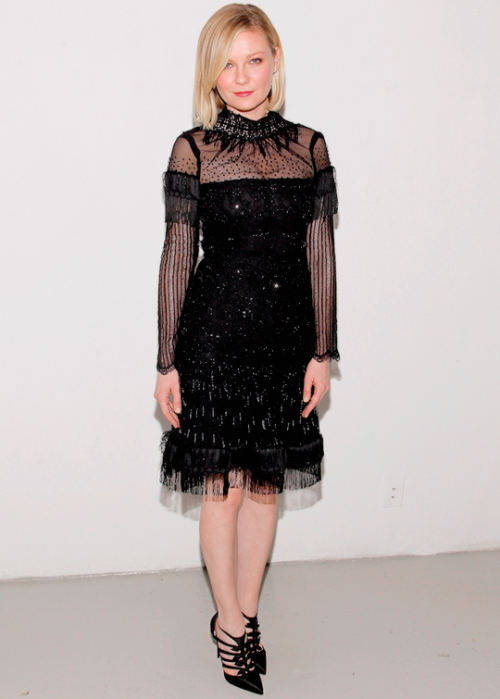 kirstendunstsource:Kirsten Dunst attends the Rodarte Fall 2016 Runway Show at New York Fashion Week,