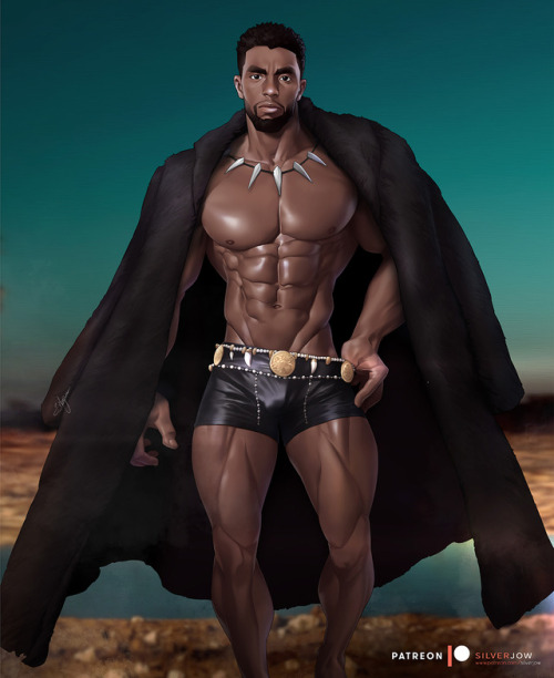 silverjow:The casts are so hot that Black Panther almost deserves an NC-17 rating. Here is a fanart 